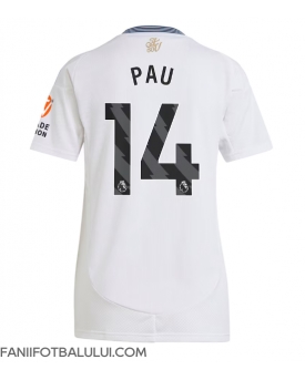 Aston Villa Pau Torres #14 Tricou Fotbal Replică 2024-25 Femei Deplasare
